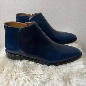 EVERLANE modern ankle boot NAVY BLUE size 8.5